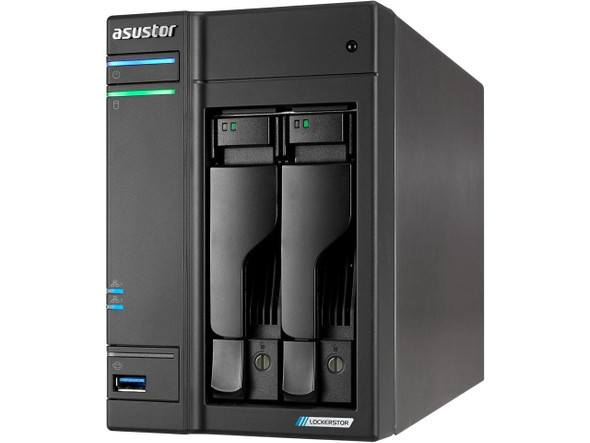 Asustor AS6702T v2 Lockerstor 2 Gen2+ 2 Bay NAS, Quad-Core 2.0GHz CPU, 2x5GbE