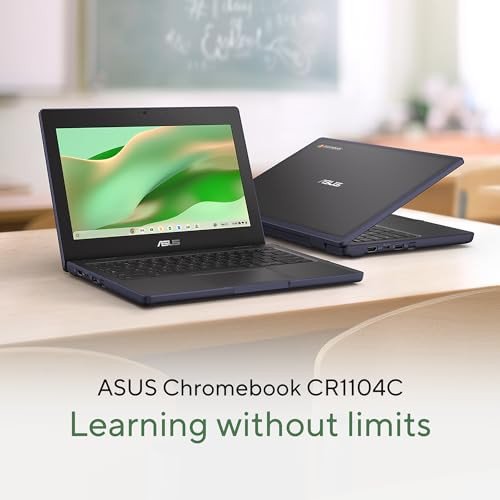 ASUS Chromebook CR11 Ruggedized Laptop 11.6” Display N100 4GB 64GB eMMC Grey