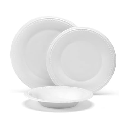 Everyday White by Fitz and Floyd Nevaeh White Bone China Classic Beaded 24 Piece
