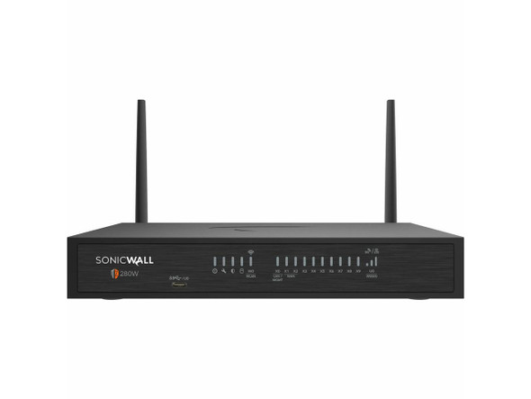 SonicWall TZ280W Firewall (Gen 8), w/ Secure Upgrade Plus (3-Year Advanced