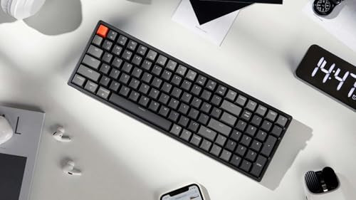 Keychron K4 RGB Hot Swappable Mechanical Keyboard, 96% Switch - Super Red Switch