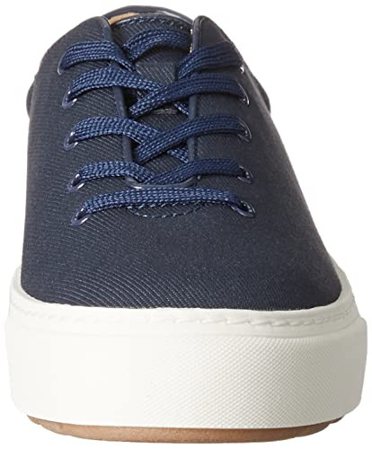 AMAZON ESSENTIALS WOMENS CASUAL LACE UP PLATFORM SNEAKERS SIZE 8.5 NAVY New