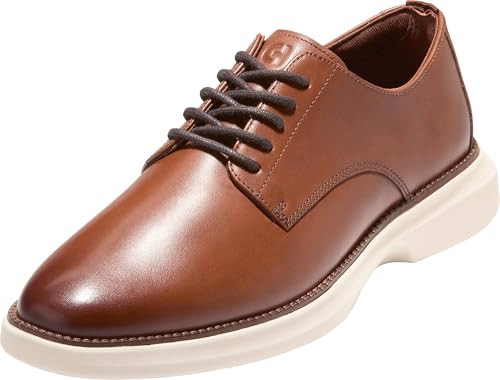 C41561 COLE HAAN MEN'S GRAND SHADOWLITE PLAIN BRITISH TAN/IVORY SIZE 11