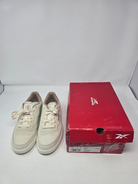 REEBOK WOMENS CLUB C 85 - SIZE: WOMEN 7 - SAND/BROWN/RED