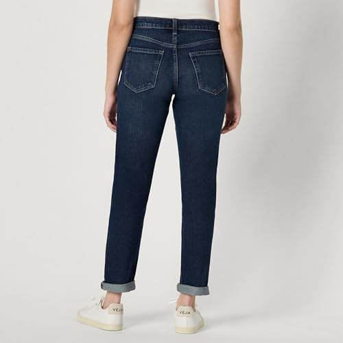 AMAZON ESSENTIALS WOMEN'S MID-RISE CLASSIC-ROLL CROP JEANS SIZE 29W X 30L