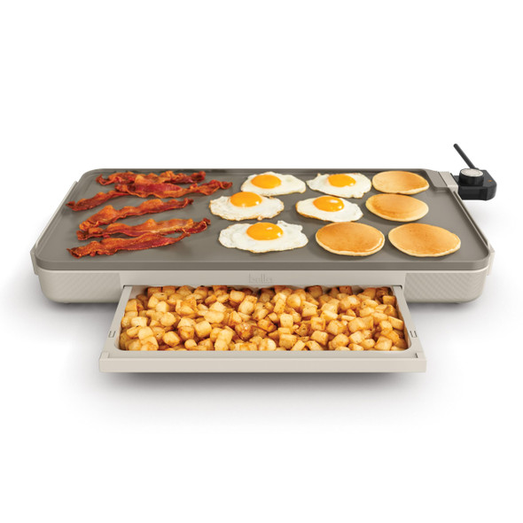 BELLA 12" X 22" ELECTRIC GRIDDLE WARMING TRAY EVERGOOD CERAMIC 35115-016A