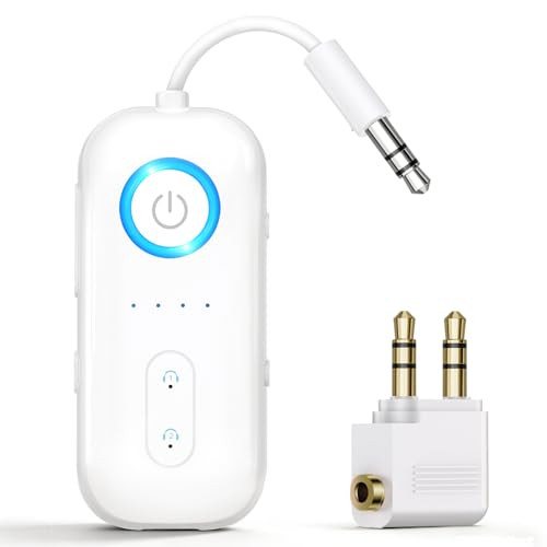 Bluetooth 5.4 Transmitter Receiver, Wireless Audio Adapter, Airplane Gadgets