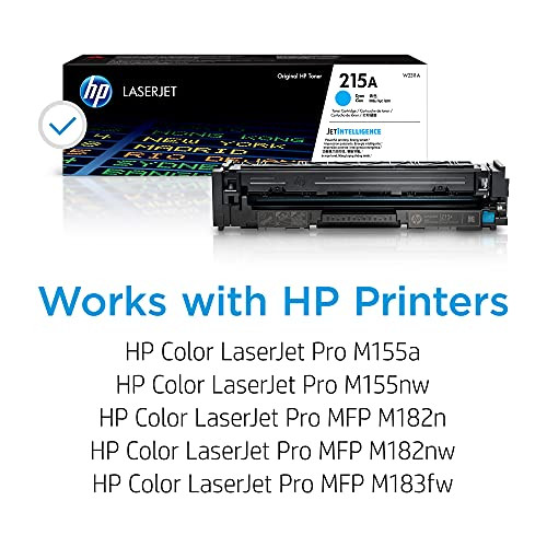 HP 215A Cyan Toner Cartridge Works with Color LaserJet Pro M155, MFP M2311A New