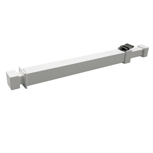 IDEAL SECURITY SLIDING WINDOW SECURITY BAR PATIO DOOR WINDOW BARS - WHITE