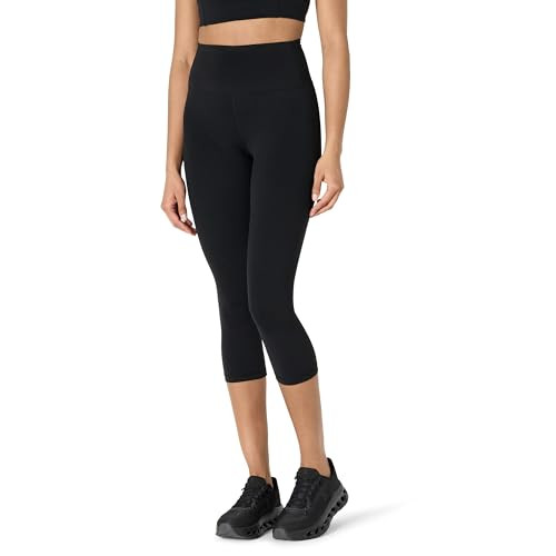 AMAZON ESSENTIALS WOMEN'S ACTIVE FORM-19" INSEAM CAPRI LEGGINGS BLACK XXL-New New