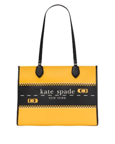 KATE SPADE NEW YORK MANHATTAN LARGE MARKET TOTE - YELLOW MULTI
