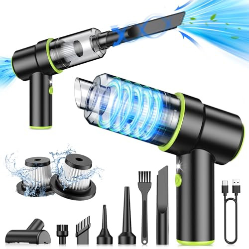 CODN HANDHELD CAR VACUUM PORTABLE CORDLESS 12000PA 2 IN 1 HANDHELD LT-117