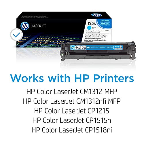 HP Original 125A Cyan Toner Cartridge Works Color Laserjet CM1312 MFP Series New