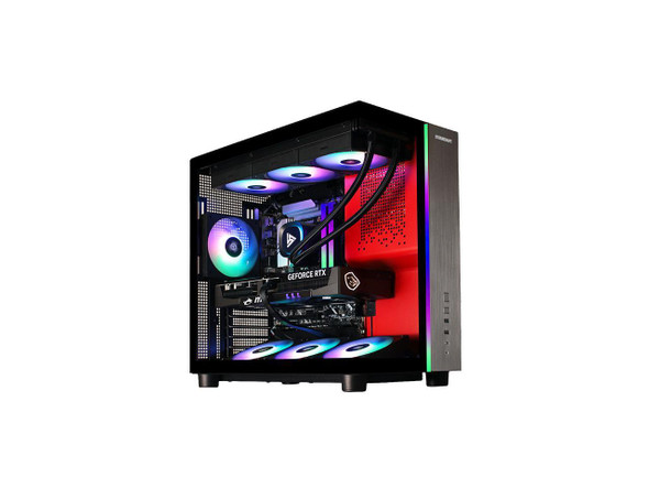 STORMCRAFT Gaming PC PHANTOM AMD RYZEN 7 9800X3D NVIDIA GeForce RTX 5090 - AI