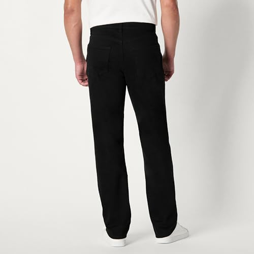 AEMN49469M25 AMAZON ESSENTIALS MEN'S LOW STRETCH STRAIGHT-FIT BLUE 32X32 - BLACK New