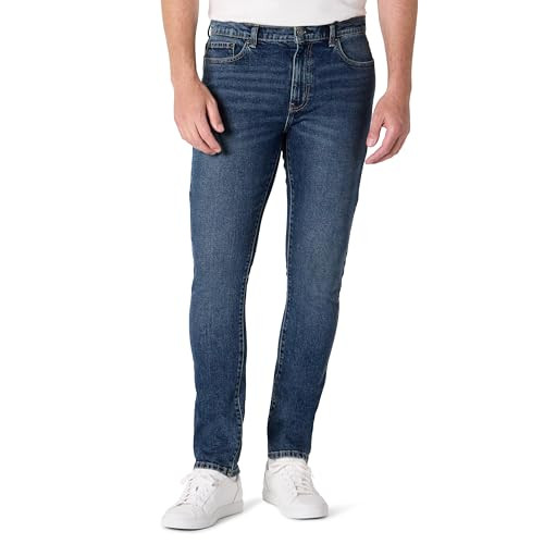 AMAZON ESSENTIALS MEN'S SLIM-FIT JEANS - SIZE: MEN 32X32 - TINTED MEDIUM INDIGO New