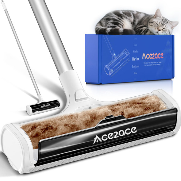 ACE2ACE A3 PRO CARPET ROLLER FOR PET HAIR - BLACK