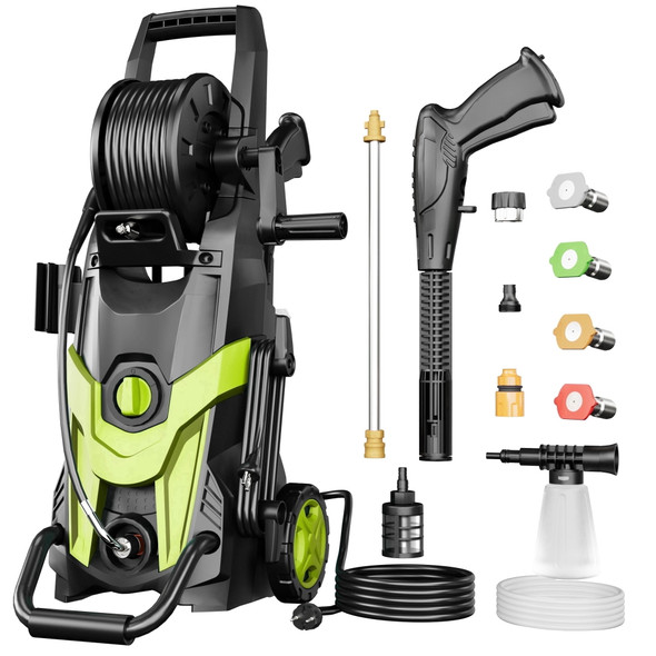 FOTING 2025 ELECTRIC PRESSURE WASHER, 4500 PSI 3.2 GPM POWER WASHER - GREEN