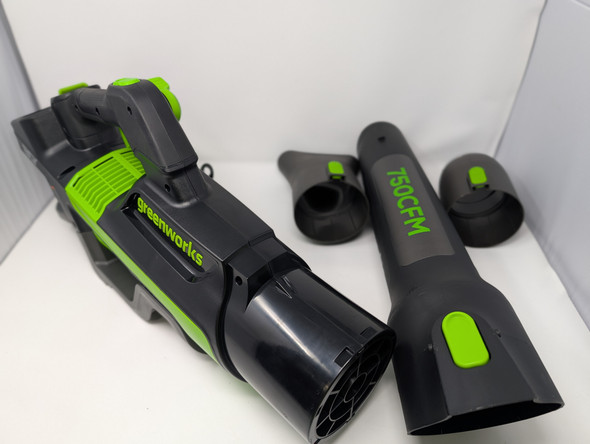 GREENWORKS 80-VOLT 750 CFM CORDLESS HANDHELD BLOWER,TOOL ONLY - GREEN GRAY BLACK