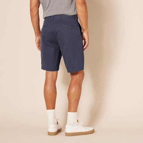 Amazon Essentials Men's Slim-Fit 9" Chino Shorts Dark Navy Size 32