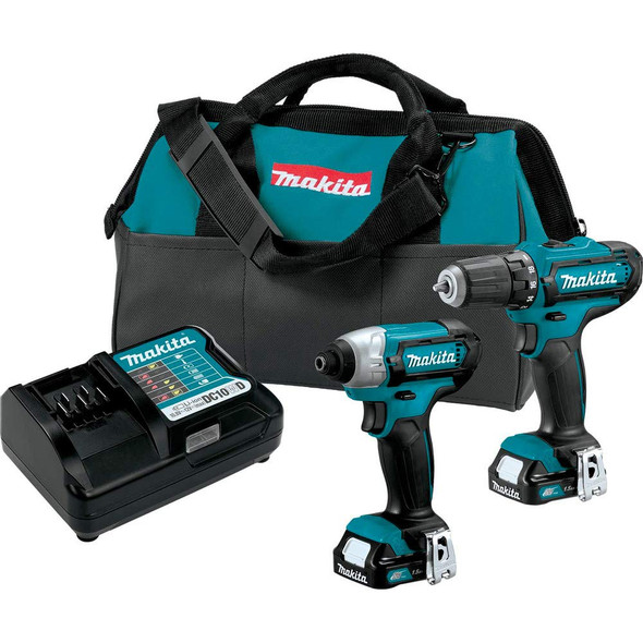 Makita CT226 12V max CXT® Lithium-Ion Cordless 2-Pc. Combo Kit - Green