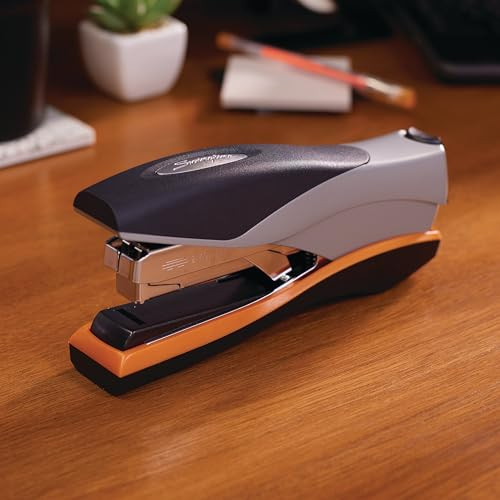 SWINGLINE STAPLER 40 SHEET CAPACITY OPTIMA 40 JAM FREE 87845 - ORANGE/GRAY