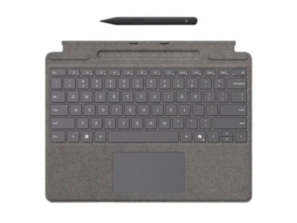 Microsoft Surface Pro Keyboard w/SlimPen - Commercial Platinum - 8X8-00164