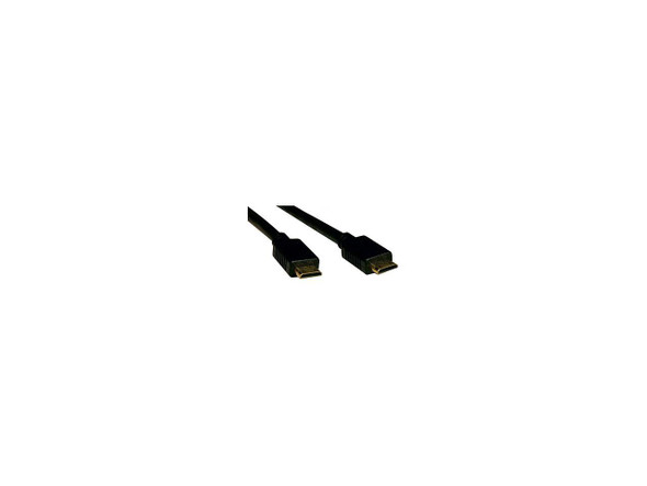Tripp Lite P572-006 6 ft. Black Mini-HDMI Gold Digital Video Cable - Mini-HDMI-M