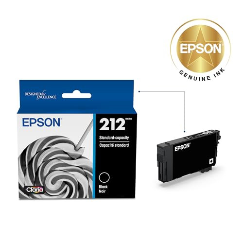 EPSON 212 CLARIA INK STANDARD CAPACITY CARTRIDGE WORKS WITH T212120-S - BLACK New