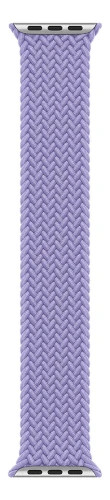 APPLE WATCH BRAIDED SOLO LOOP 45MM - SIZE 10 - ENGLISH LAVENDER New