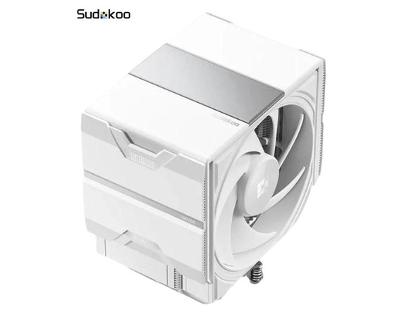 Sudokoo SK700 White AM5 CPU Cooler: 7 Heatpipes CPU Air Cooler for AM5 Exclusive