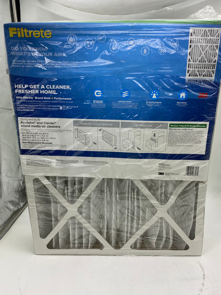 FILTRETE 700 DUST, POLLEN, AND PET DANDER REDUCTION 20X25X4 SLIM FIT - WHITE New
