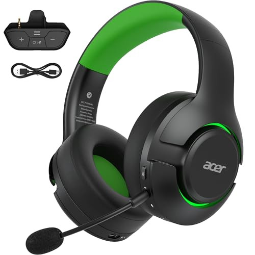 ACER WIRELESS GAMING HEADSET XBOX SERIES X|S, XBOX ONE, BLUETOOTH - BLACK GREEN