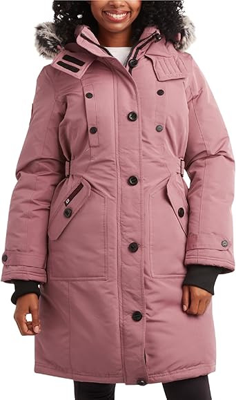 CANADA WEATHER GEAR WOMENS LONG PUFFER COAT SIZE: MEN XL - PINK HAZE