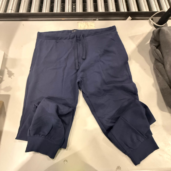 DAILY THREADS FRENCH TERRY CASUAL JOGGER SWEATPANTS - SIZE: MEN M - NAVY