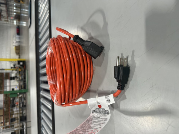 HBN 100FT OUTDOOR ELECTRIC CORD FOR LAWN & GARDEN SJTW-12AWG/3C - ORANGE
