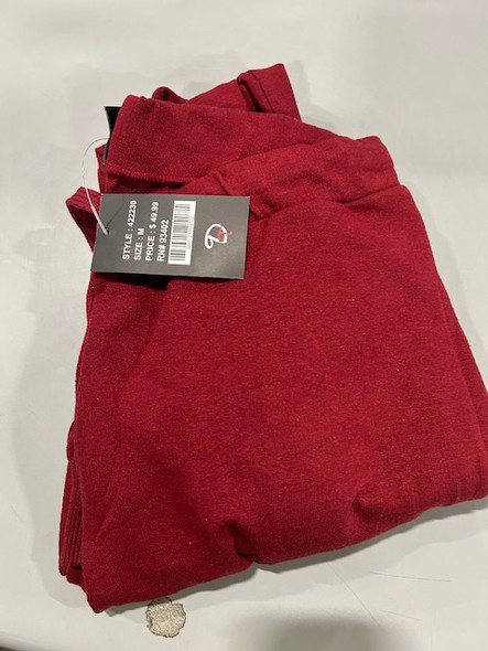 DAILY THREADS MEN'S FRENCH TERRY CASUAL JOGGER SWEATPANTS SIZE: MEN M - RED