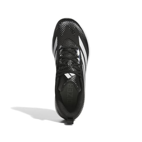 ADIDAS ADIZERO INSTINCT 2.0 SOFTBALL SIZE: WOMEN 5 BLACK/WHITE/SILVER METALLIC New