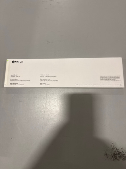 APPLE WATCH 45MM SPORT BAND SIZE M/L - WHITE New