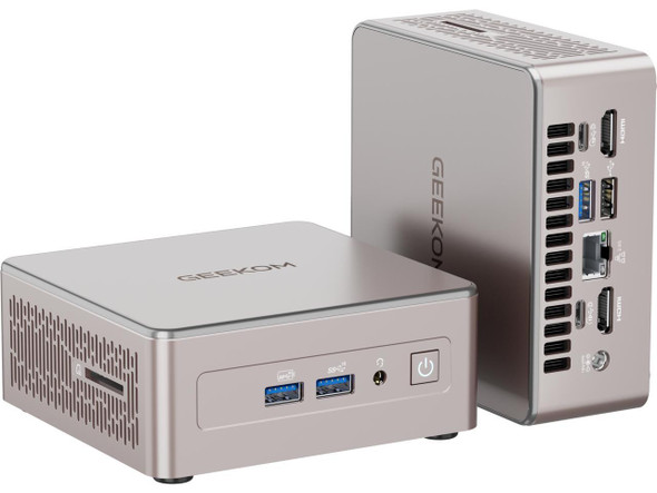 GEEKOM Desktop PC A5 Mini PC AMD Ryzen 7 5825U 16GB DDR4 512GB SSD AMD Radeon