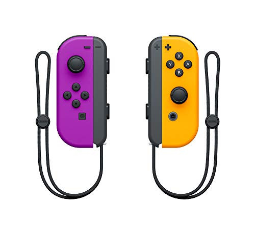 NINTENDO (L/R) WIRELESS CONTROLLERS NINTENDO SWITCH - NEON PURPLE/ NEON ORANGE