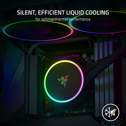 RAZER HANBO CHROMA RGB ALL IN ONE LIQUID COOLER ARGB RC21-01770100-R3U1 - BLACK