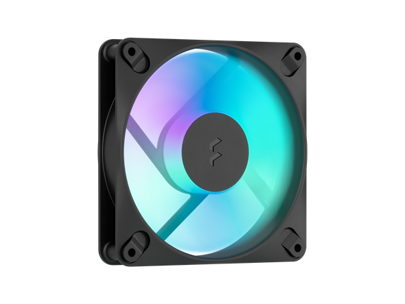 Fractal Design Dynamic 3 120mm ARGB Black Reverse PWM Case Fan, High Durability