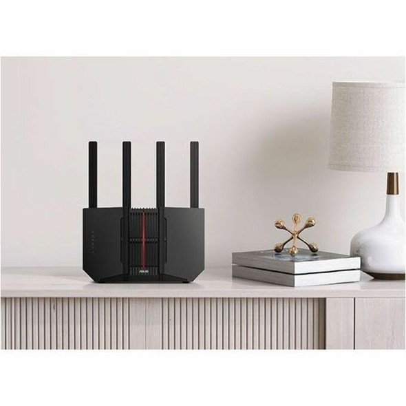 ASUS TRI-BAND WIFI 7 ROUTER 320MHZ BANDWIDTH & 4096-QAM RT-BE92U BE9700 - BLACK