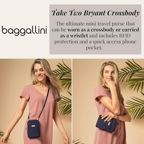 BAGGALLINI NEW CLASSIC TAKE TWO RFID CROSSBODY - FRENCH NAVY New