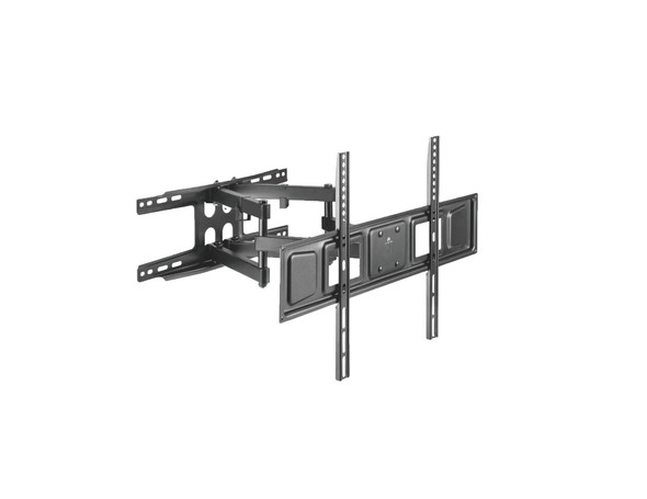 AUDSTER FULL-MOTION TV WALL MOUNT FITS MOST 37"-92" FLAT & CURVED TVS - BLACK