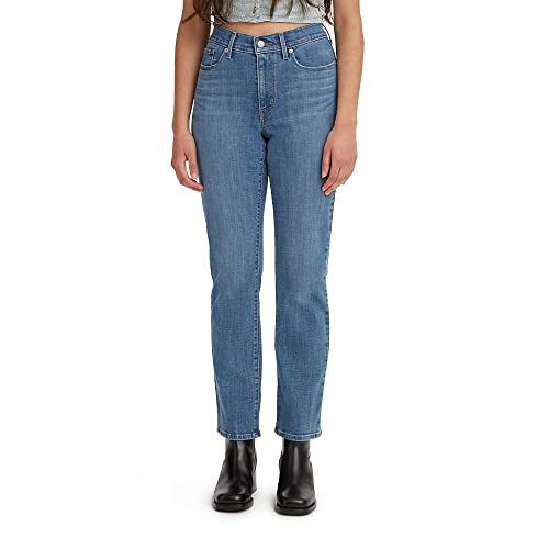 LEVI'S WOMEN'S CLASSIC STRAIGHT JEANS SIZE 2M W26XL30 LAPIS SPEED New