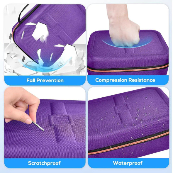 GORIXER SWITCH 2 CASE FOR NINTENDO SWITCH STORES 18 GAME - PURPLE New