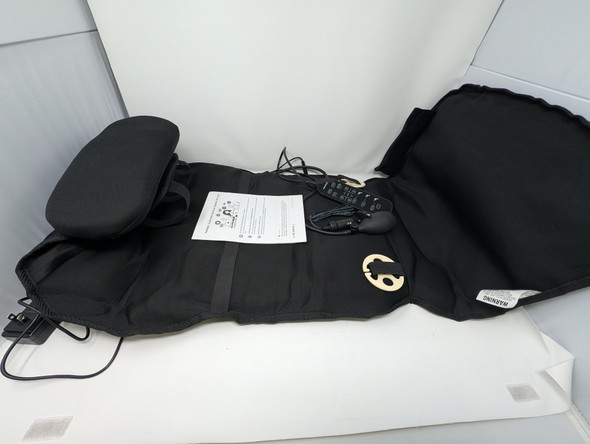 COMRELAX BACK MASSAGER WITH HEAT FOR PAIN RELIEF DEEP TISSUE - BLACK