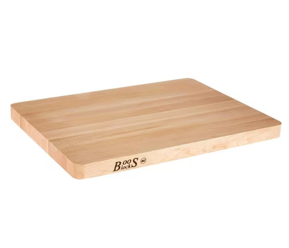 BOOSLOCK WOOD 16 IN. X 10 IN. RECTANGULAR MAPLE CHOP N SLICE REVERSIBLE - MAPLE